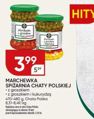 marchewka z groszkiem konserwowa