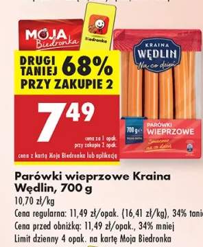 parówki wieprzowe