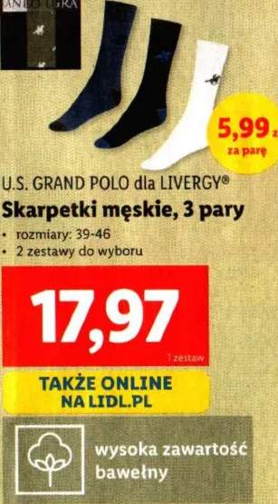 skarpety męskie