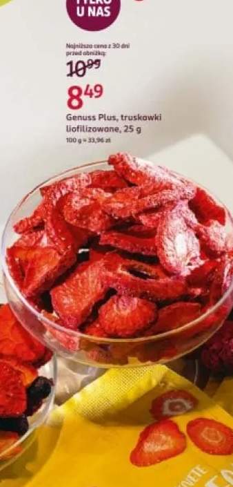 truskawki liofilizowane