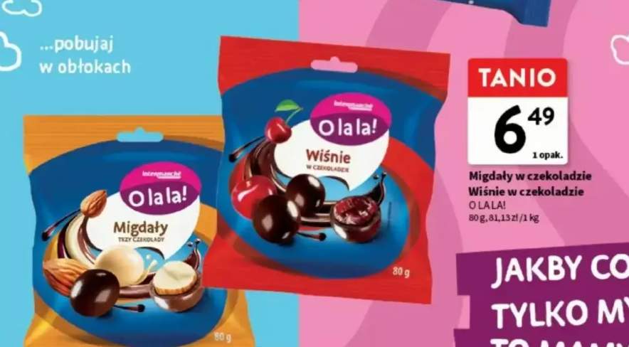 migdały w czekoladzie