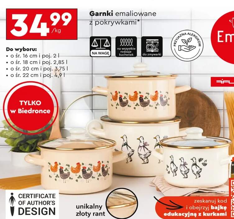 garnek emaliowany