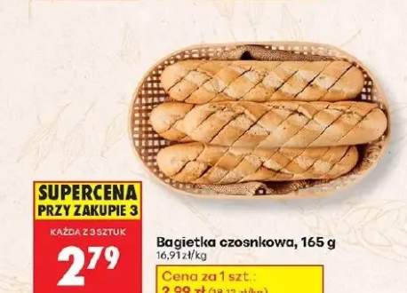 bagietka z masłem czosnkowym