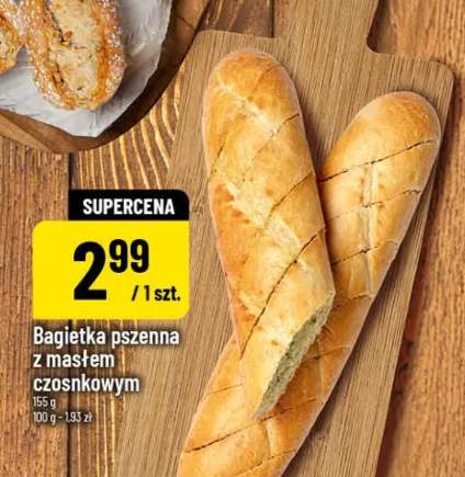 bagietka z masłem czosnkowym