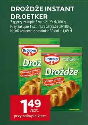 drożdże instant