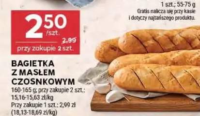 bagietka z masłem czosnkowym