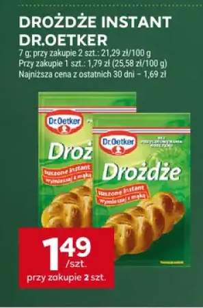 drożdże instant