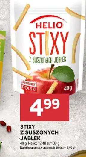 Stixy z suszonych jabłek