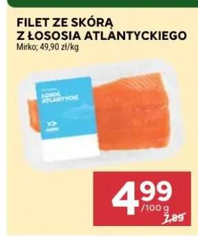 Filet ze skórą z łososia atlantyckiego