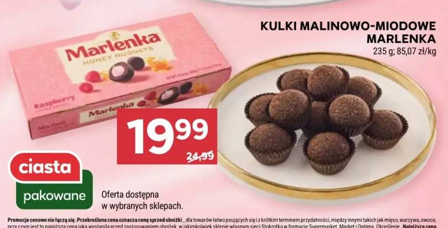 Kulki malinowo-miodowe