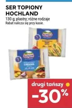 Ser topiony hochland plastry, różne rodzaje