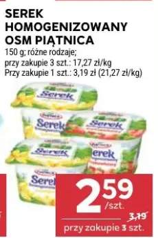 Serek homogenizowany osm piątnica różne rodzaje