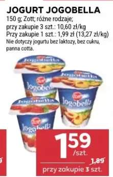 Jogurt jogobella różne rodzaje