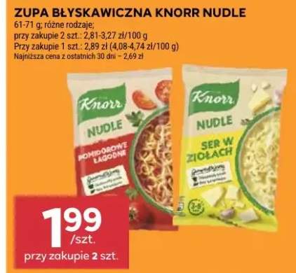 Zupa błyskawiczna nudle różne rodzaje