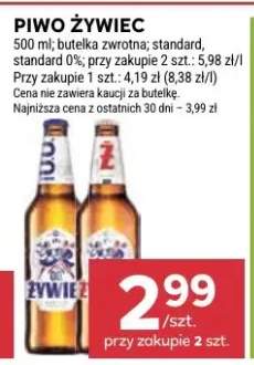 Piwo butelka zwrotna, standard, standard 0%