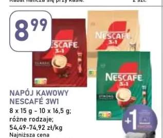 Kawa Nescafé 3w1 różne rodzaje