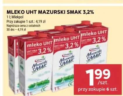 Mleko UHT mazurski smak 3,2%