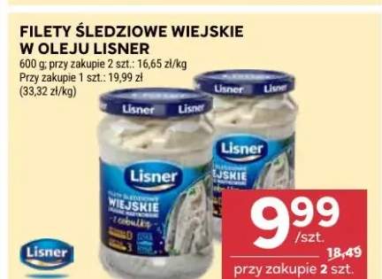 Filety śledziowe wiejskie w oleju Lisner