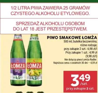 Piwo smakowe Łomża