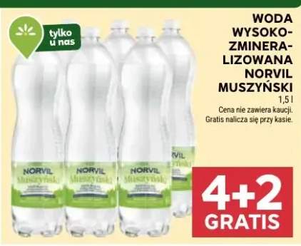 Woda wysoko-zminera-lizowana Norvil Muszyński