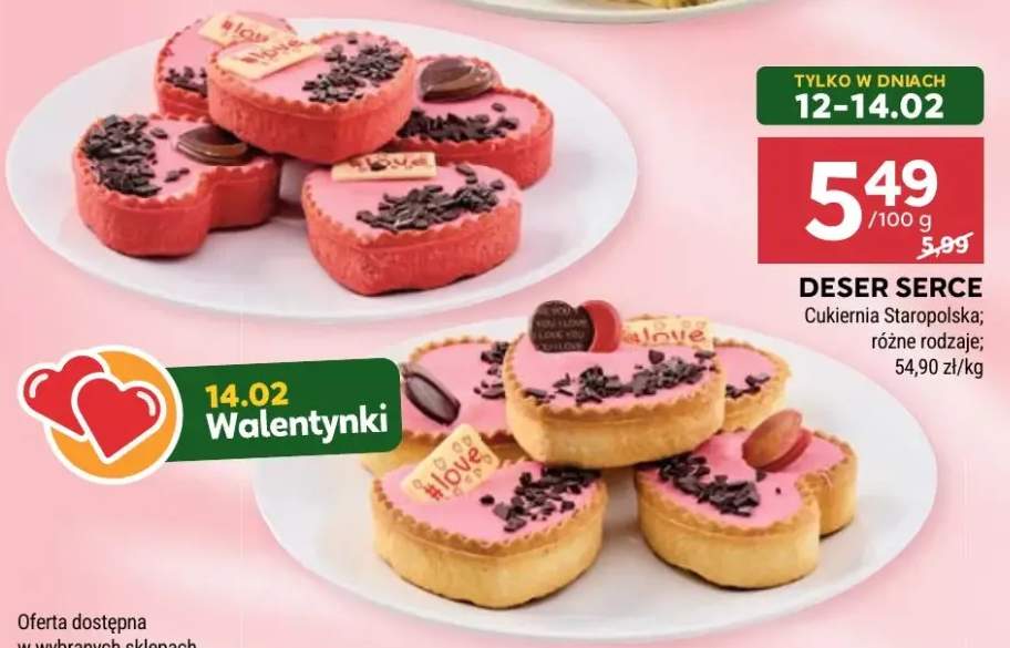 Deser serce różne rodzaje