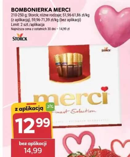 Bombonierka merci różne rodzaje