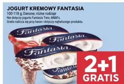 Jogurt kremowy fantasia 2+1 gratis