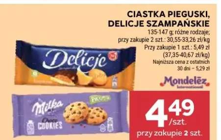 Ciastka pieguski, delicje, szampańskie