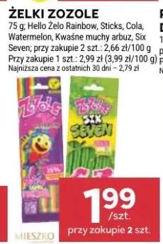 Żelki Zozole różne rodzaje