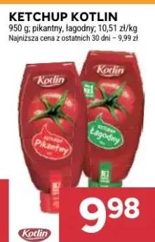 Ketchup Kotlin pikantny, łagodny