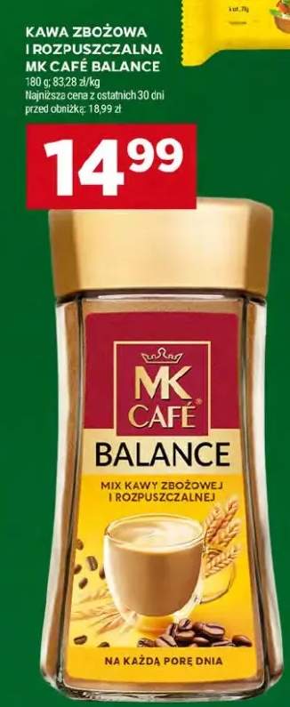 Kawa zbożowa i rozpuszczalna MK Cafe Balance