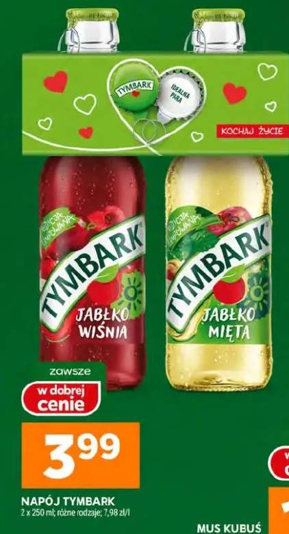 Napój Tymbark jabłko wiśnia