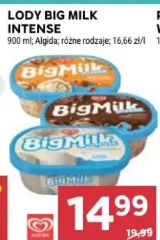 Lody Big Milk Intense Algida