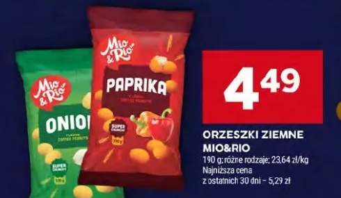 Orzeszki ziemne papryka, onion