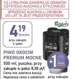 Piwo Okocim Premium Mocne