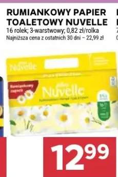 Rumiankowy papier toaletowy Nuvelle