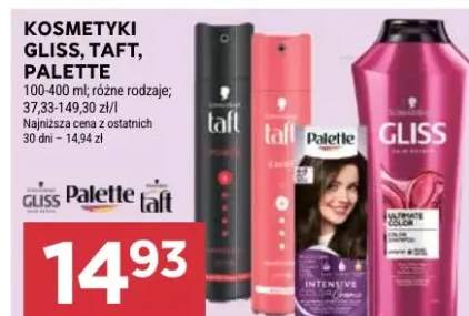 Kosmetyki Gliss, Taft, Palette