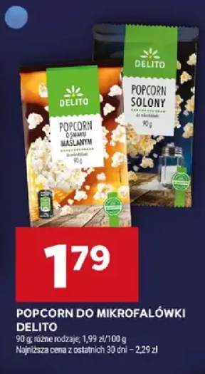 Popcorn do mikrofalówki solony