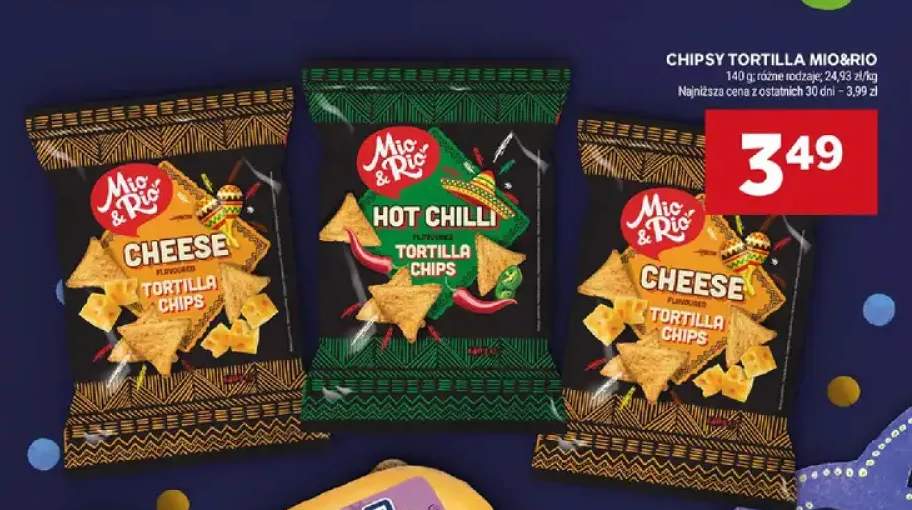 Chipsy tortilla ser cheese