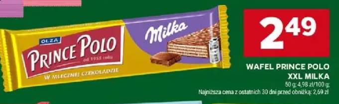 Wafel prince polo XXL mleka