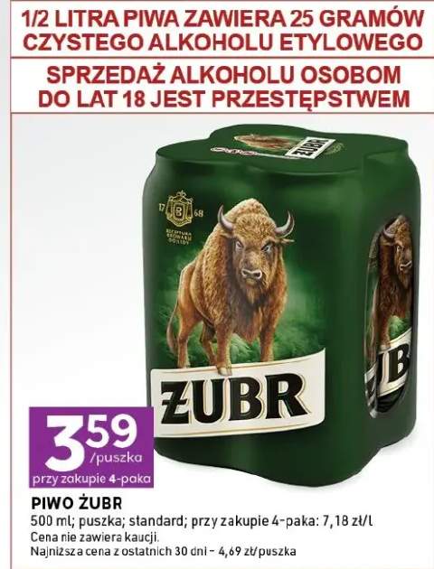 Piwo żubr