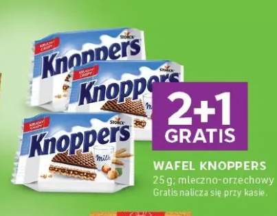 Wafel knoppers mleczno-orzechowy