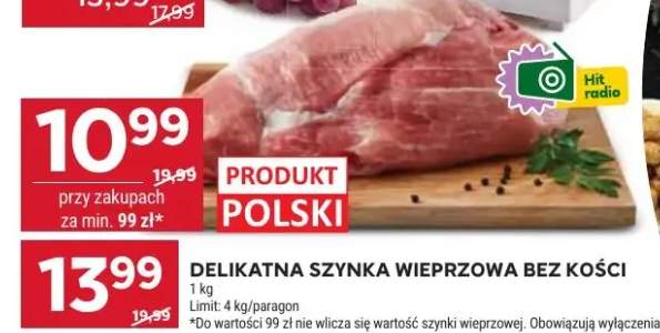 Szynka wieprzowa bez kości