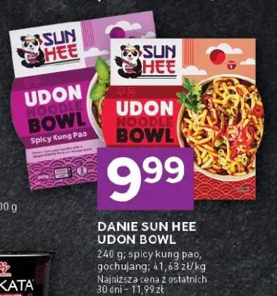 Danie Udon Bowl spicy kung pao, gochujang