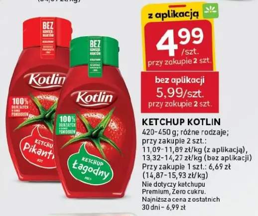 Ketchup różne rodzaje