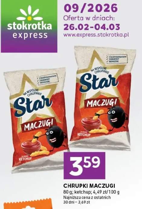 Chrupki Maczugi ketchup