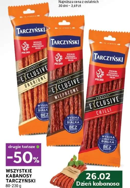 Wszystkie kabanosy Tarczyński