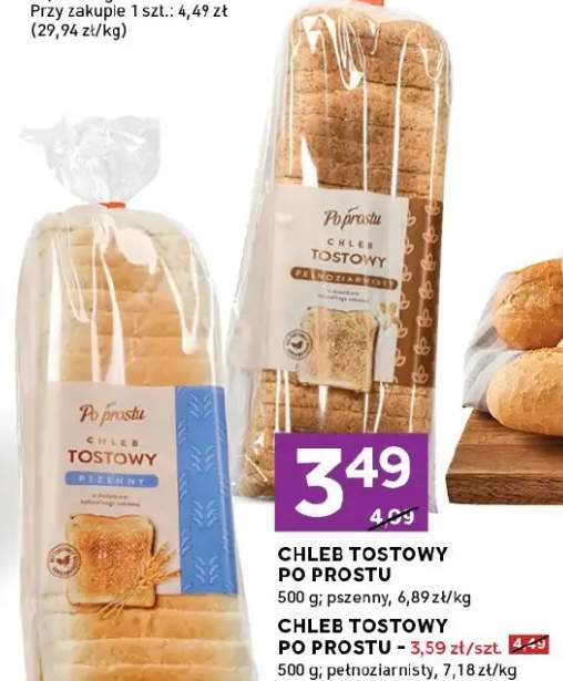 Chleb tostowy po prostu pełnoziarnisty