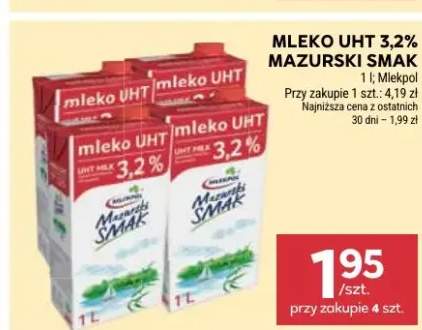 Mleko UHT 3,2% Mazurski Smak