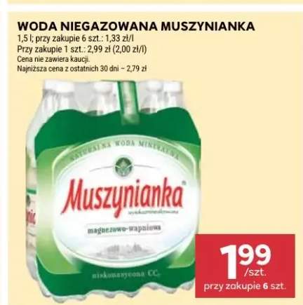 Woda niegazowana Muszynianka